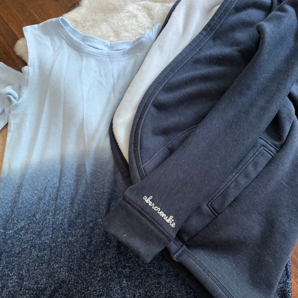 NWT Abercrombie long sleeve and jacket